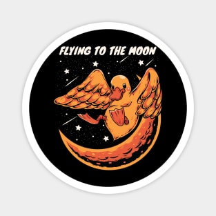 Flying to The Moon Magnet